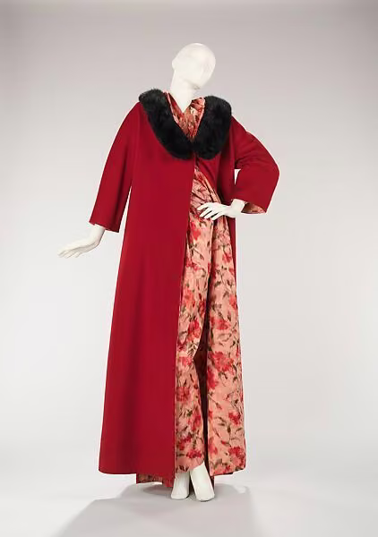 Evening ensemble, Vera Maxwell, ca. 1957