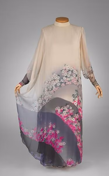 Evening dress, Hanae Mori, spring/summer 1983