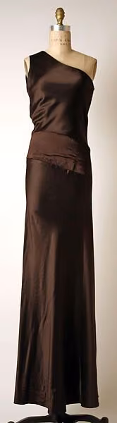 Evening dress, Calvin Klein, Inc., fall/winter 1996–97