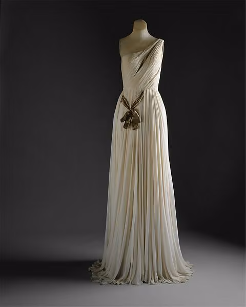 Evening dress, Madame Grès, fall/winter 1954–55