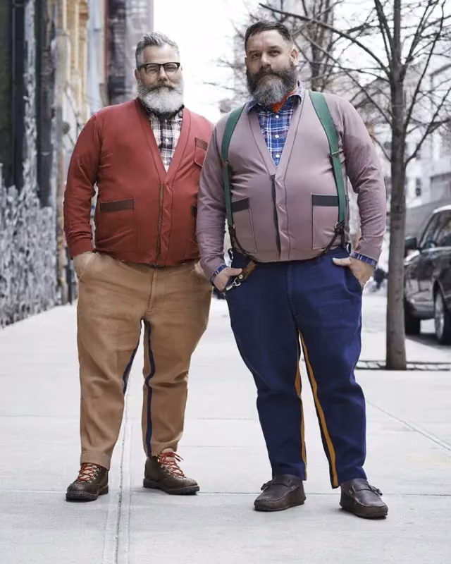 Portrait of Jeffrey Costello and Robert Tagliapietra