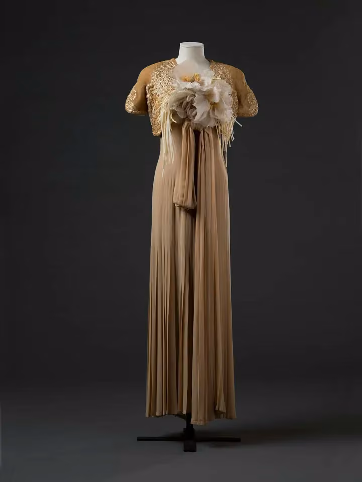 Evening dress and bolero, Gianfranco Ferré, 1989