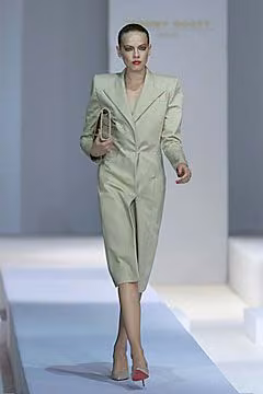 Pale green trench dress, Jeremy Scott, Spring 2000 Ready-to-Wear (shown 1999)