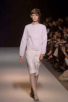 Lilac shirt and skirt, Martine Sitbon, Spring 2000 Ready-to-Wear (shown 1999)