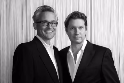 Portrait of Mark Badgley and James Mischka
