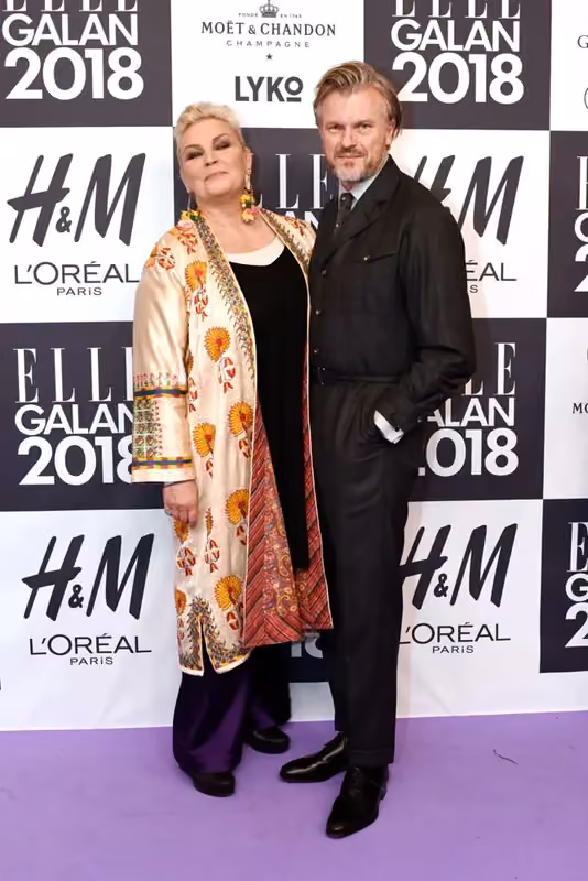 Group photograph of Anna Holtblad and Tomas Sandell