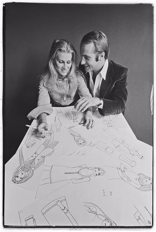 Group photograph of Margit Brandt and Erik Brandt