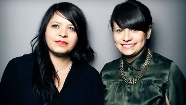 Group photograph of Julia Franco and Renata Franco