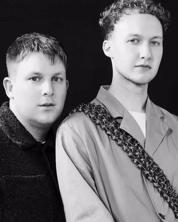 Group photograph of Stefan Cooke and Jake Burt