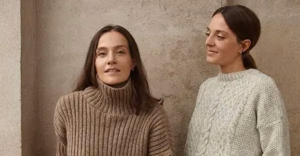 Group photograph of Marie Skall and Julie Skall