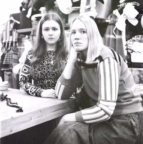Portrait of Emma Chopova and Laura Lowena-Irons
