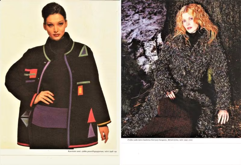 Poppana cotton outfit and Peikko coat — Annikki Karvinen