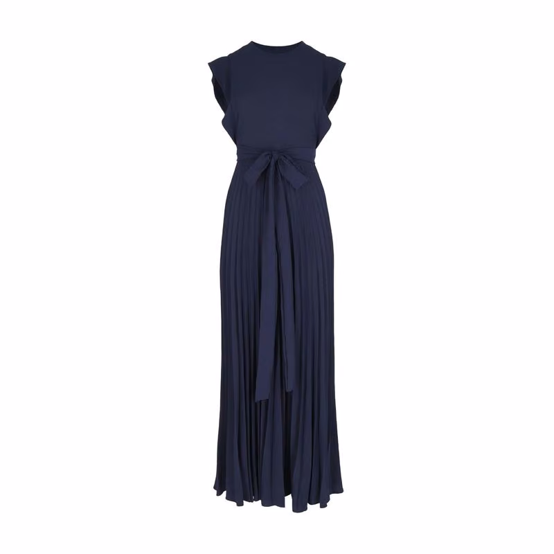 Navy blue Mangas Bies dress — Benito Santos