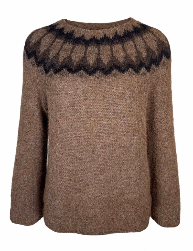 Fell lopapeysa wool sweater — Bergþóra Guðnadóttir