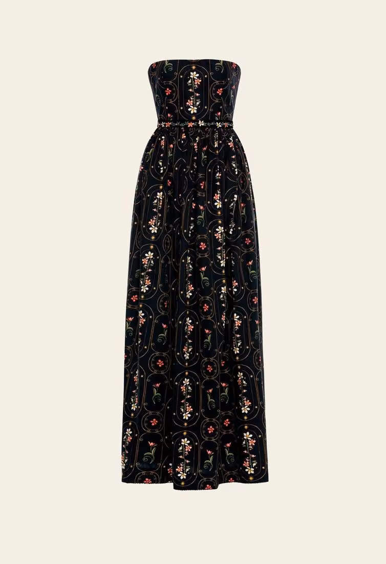 Isleña Lienzo Noche maxi dress — Catalina Álvarez and Mariana Hinestroza