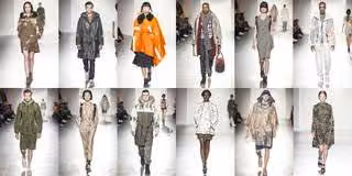 Runway montage of remade utility outerwear — Christopher Raeburn
