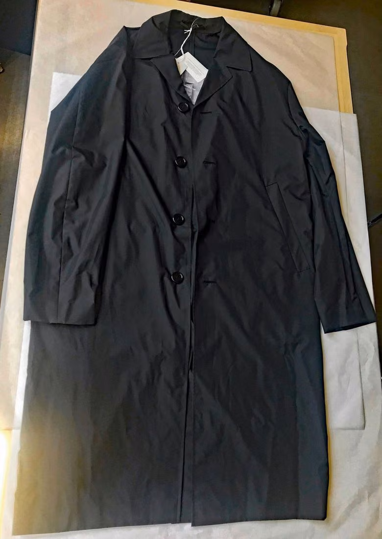 Lucien Eternal Trench Coat, black recycled polyester — Filippa Knutsson