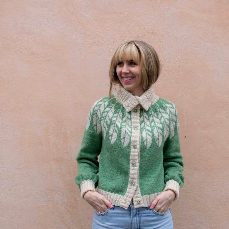 Lånte fjær knitted cardigan — Ingunn Birkeland