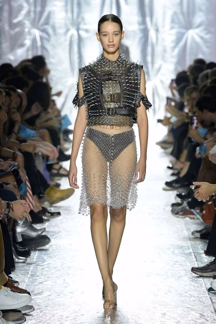 Runway look from Untitled, Hyères prize-winning collection — Jenny Hytönen