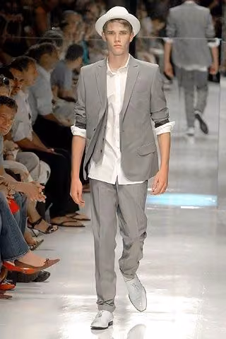 J.Lindeberg Spring 2007 Menswear — Look 1 — Johan Lindeberg