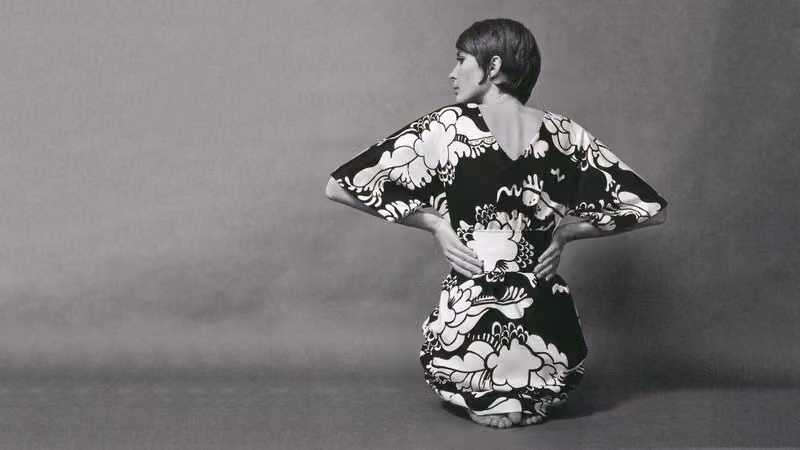 1960s floral-print dress — Katja Geiger