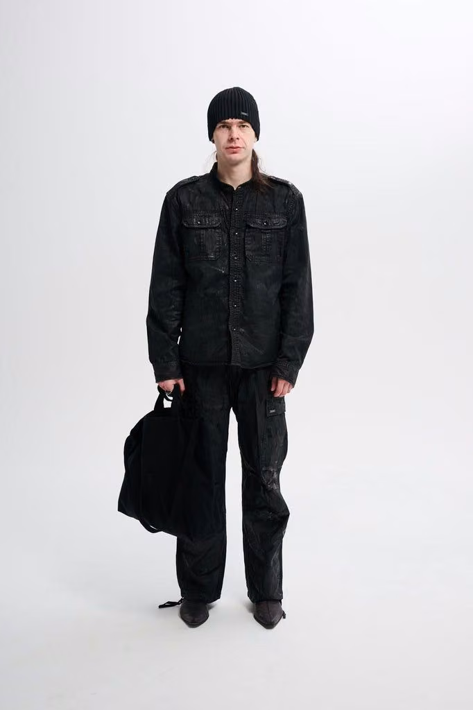 The Classic Army Shirt, black — Peter Lundvald Nielsen