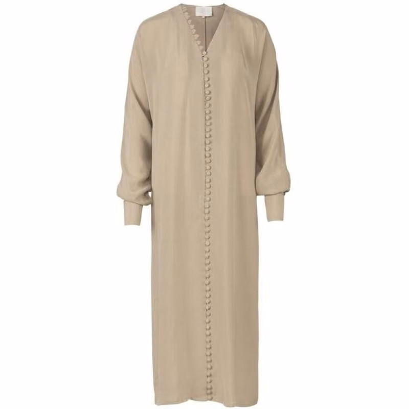 Cannes dress in a neutral tone — Pia Nordskaug