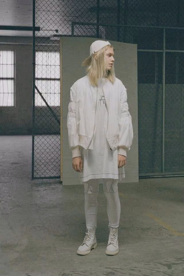 Layered white menswear ensemble — Sasu Kauppi