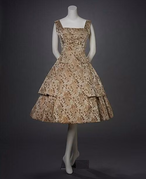 Tiered floral cocktail dress — Simonetta Colonna di Cesarò