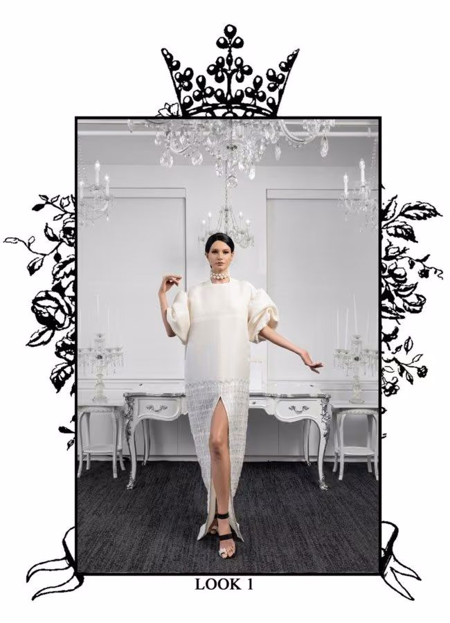 White dress — Look 1 — Zang Toi