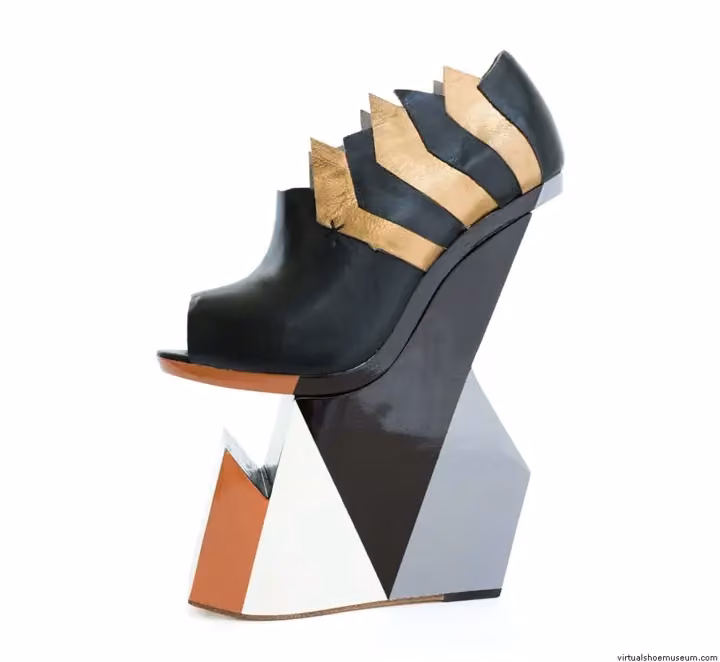 Project 2015 geometric platform shoe — Julia Lundsten, 2015