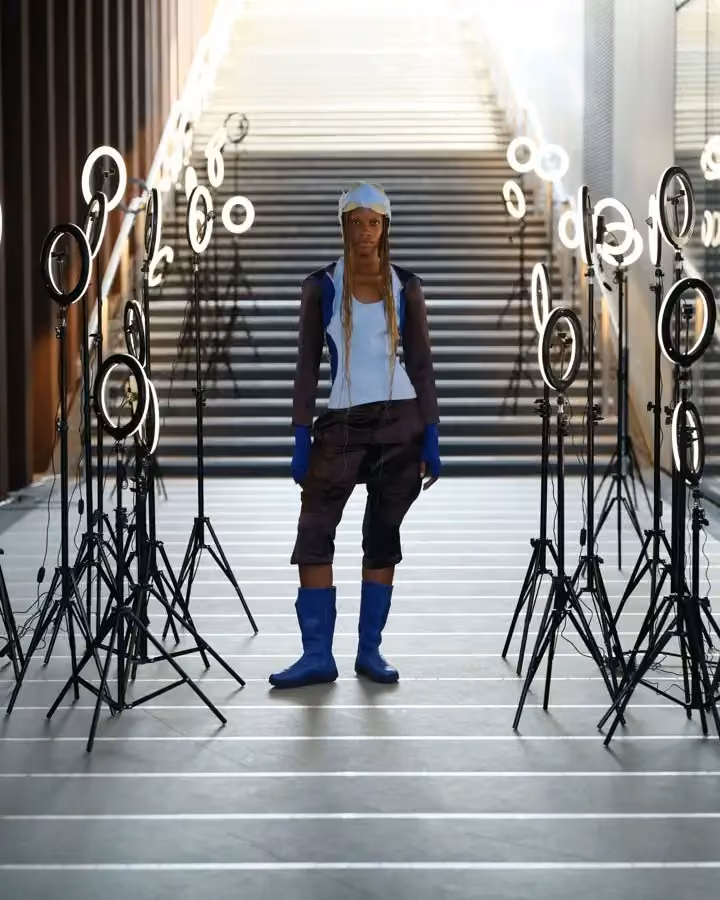 Sól Hansdóttir — Dark layered ensemble — Sól Hansdóttir, Spring/Summer 2025