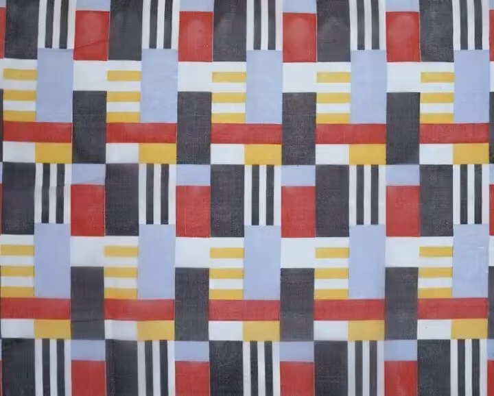 Dress fabric — Sonia Delaunay, 1925-1927