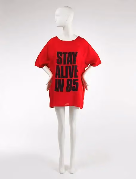 T-shirt — Katharine Hamnett, 1985