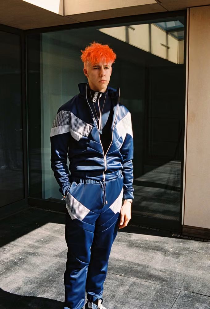 Christopher Shannon, Spring 2018 Menswear, look 5.