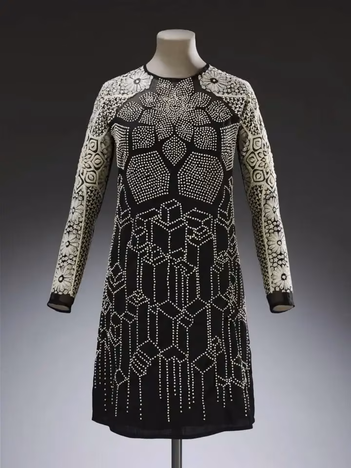 Monochrome dress — Rahul Mishra, 2014