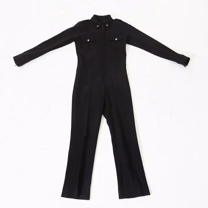 Black unisex overall — Sighsten Herrgård, 1960s