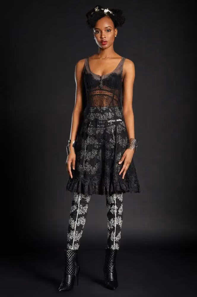 Chantilly Lace Slip Dress — Byron Lars, Date not documented