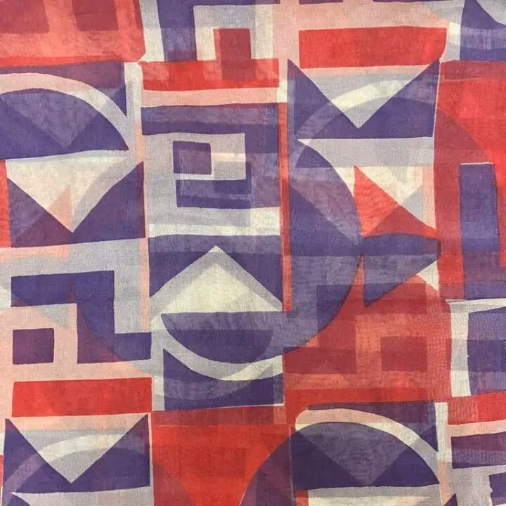 Dress fabric — Sonia Delaunay, 1925-1927