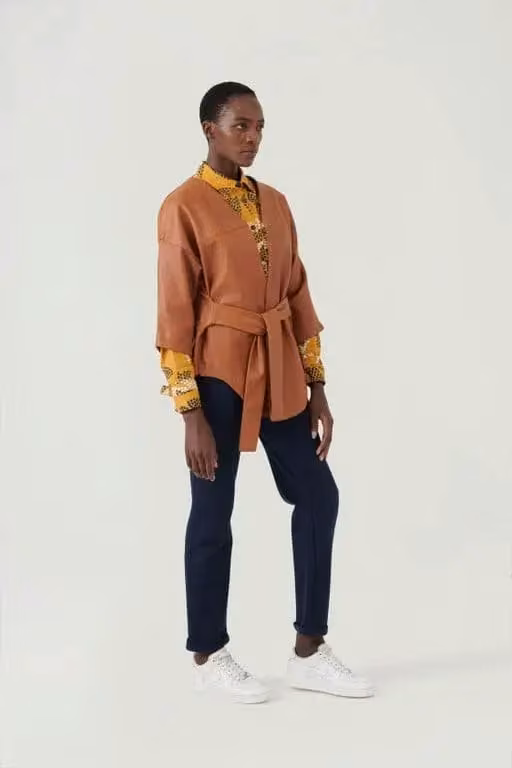 DABASSAH KIMONO LEATHER | UNISEX — Katungulu Mwendwa, Date not stated
