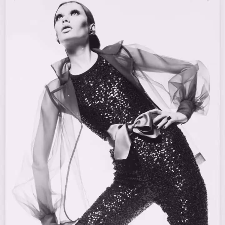 Jumpsuit evening ensemble — Yves Saint Laurent, Spring/Summer 1968