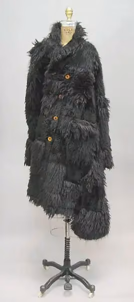 Faux-fur and wool coat — Rei Kawakubo, fall/winter 2002–3