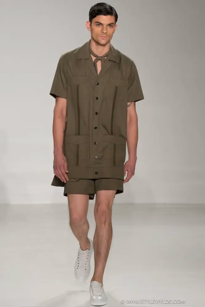 The Jackebera shirt-jacket with shorts — Carlos Campos, Spring/Summer 2017