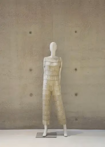 Formal Palazzo Pyjama in jersey with beaded fringes — Irene Galitzine, 1960–1961