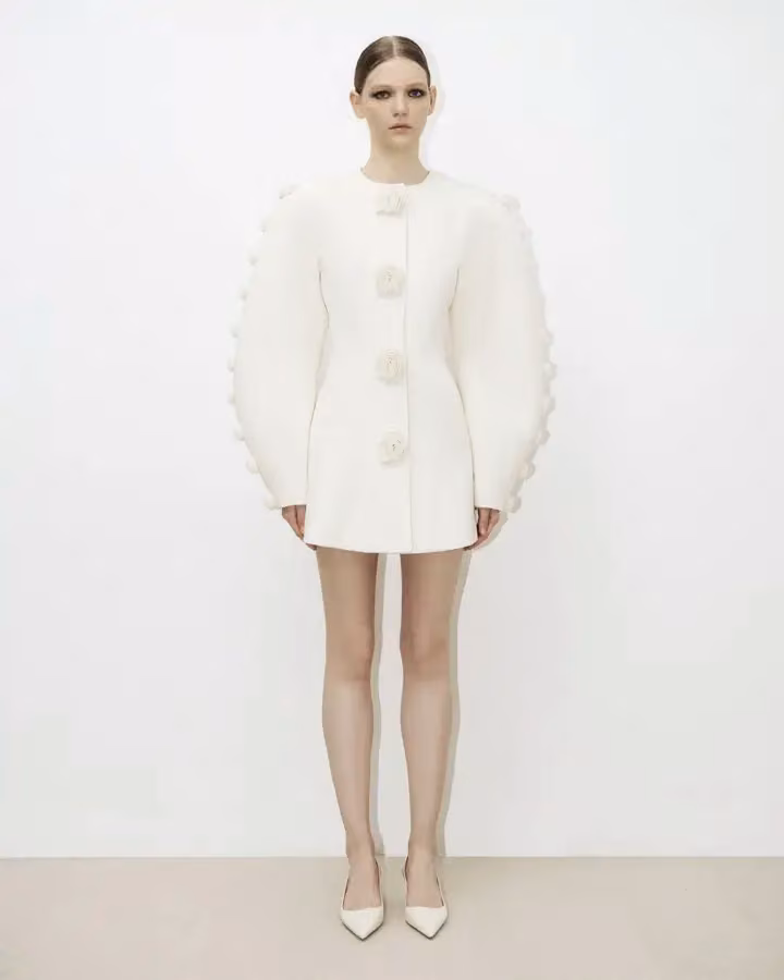 Short Structured Coat with Boli Embroidery — Yasmin Mansour, Date not documented
