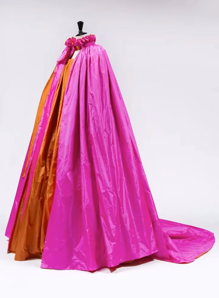 Pink and orange voluminous Nobel gown — Pär Engsheden, 2018