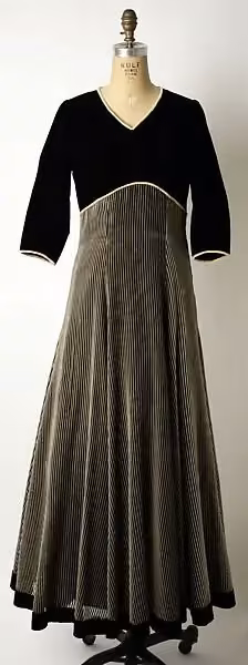 Dinner dress — Muriel King, 1937–38