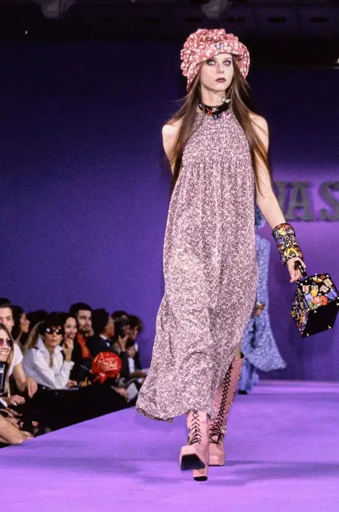 Anna Sui — Look 42 — Anna Sui, Spring 1993 Ready-to-Wear