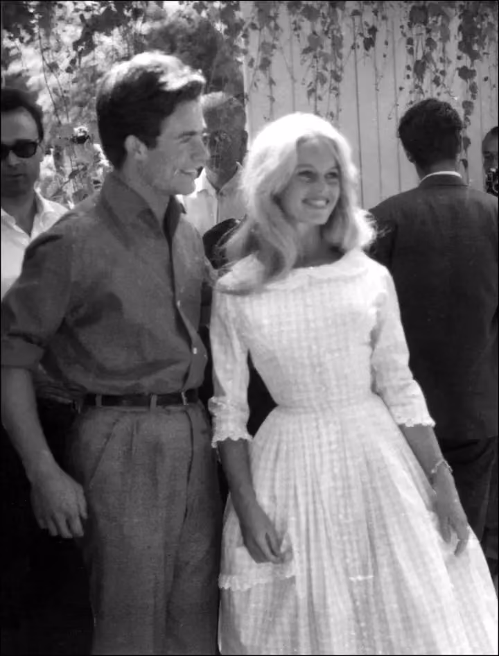Brigitte Bardot’s gingham wedding dress — Jacques Esterel, 1959