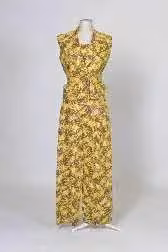 Linen ensemble with raffia embroidery — Guy Paulin, Spring/Summer 1989